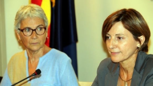 Muriel Casals i Carme Forcadell / Foto: ACN