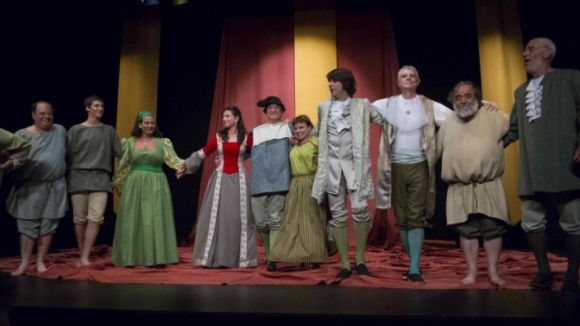L'agrupaci teatral protagonitza el preg de Festa Major / Foto: Mira-sol Teatre