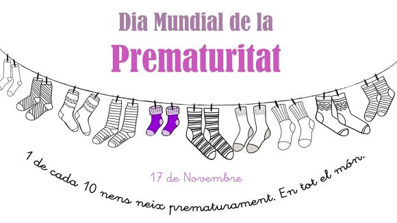 Cartell de presentaci dels actes del Dia Mundial de la Prematuritat