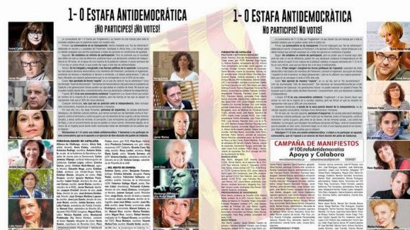 Captura del manifest publicat a 'El Pas'