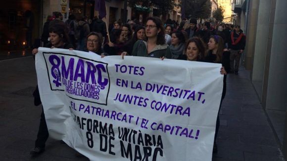 Imatge d'arxiu de la manifestaci del Dia de la Dona a Sant Cugat