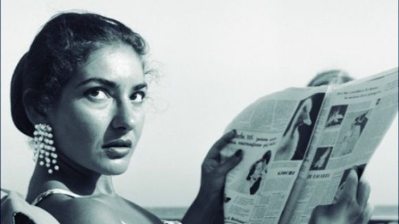 Detall de la portada del llibre 'La pasin de ser mujer', en qu apareix la cantant Maria Callas