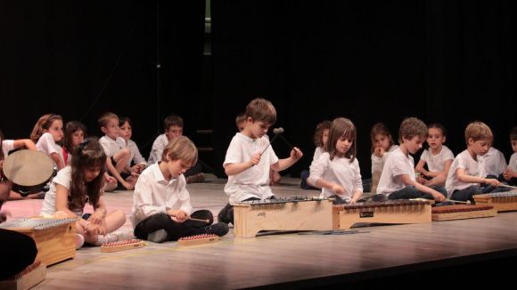 Actuaci del concert de final de curs d'ensenyament bsic / Foto: EMV