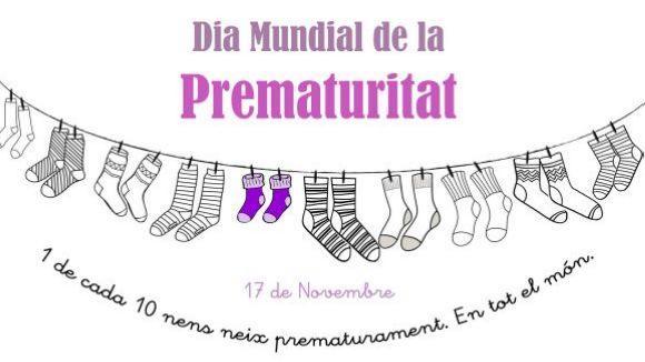 Cartell de presentaci del Dia Mundial de la Prematuritat