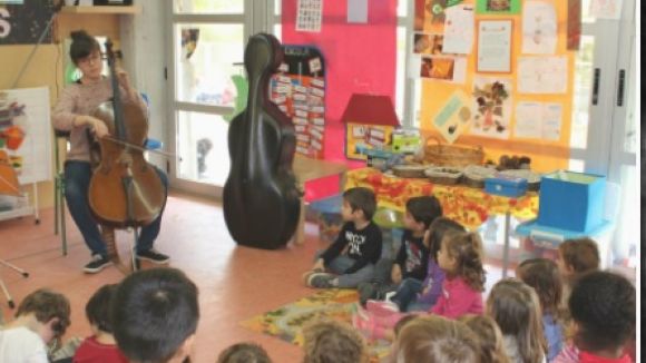 Moment d'una celebraci de Santa Ceclia al Gerbert d'Orlhac