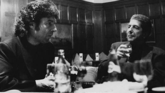Leonard Cohen amb el 'cantaor' Enrique Morente / Foto: ACN