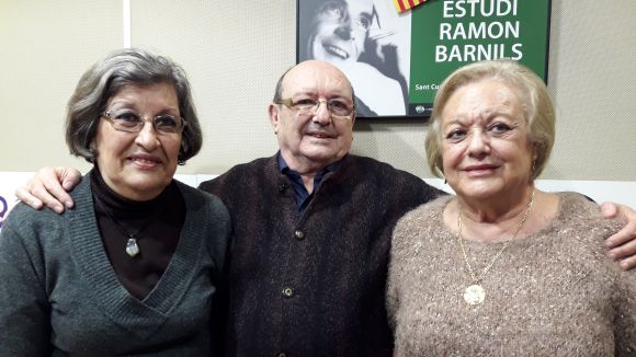 D'esquerra a dreta, Maribel Monfort, Marcel i Joaquima Sangs