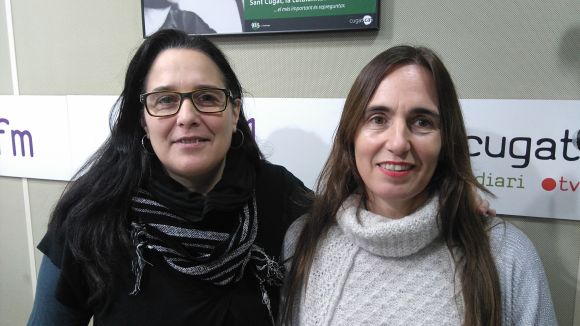 D'esquerra a dreta, Laura Jener i Roberta Ferreira