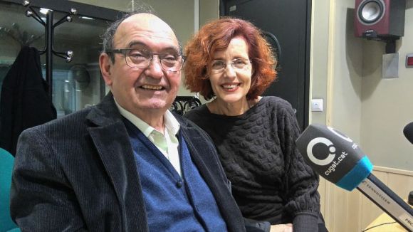 Carles Castro i Carmen Ballesteros, a l'estudi Ramon Barnils de Cugat.cat