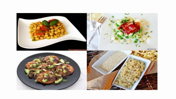 Receptes amb cigrons i amb quinoa / Foto: Cuina generosa i La cuina de la Dolors