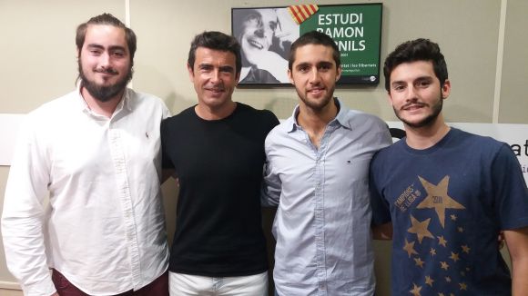 D'esquerra a dreta, Marc Jtiva, Jaume Garca, Manel Cargol i Adri Tirado