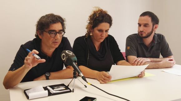Antonio Ontañón, Núria Gibert i Ignasi Bea a la roda de premsa