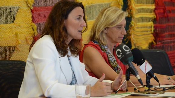 Merc Conesa i Susanna Pellicer han presentat la memria de Serveis Socials / Foto: Premsa Ajuntament