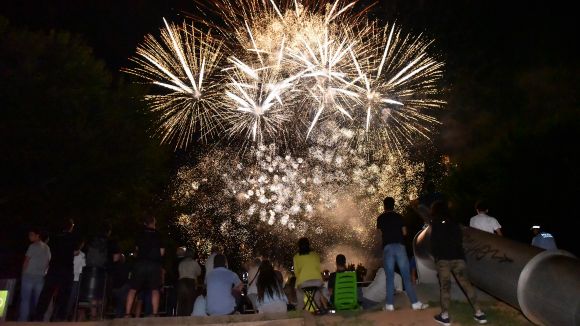 El focs van posar punt final a la Festa Major / Foto: Premsa Sant Cugat