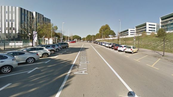 Una de les zones d'aparcament lliure del polígon / Foto: Google Maps