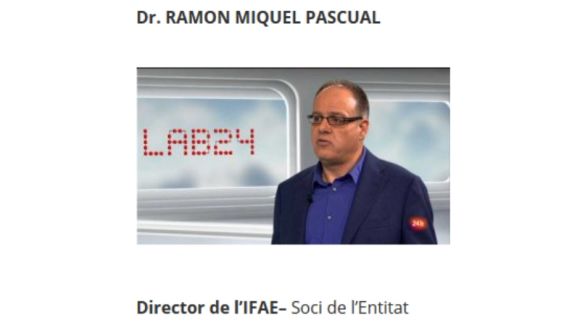 El doctor Ramon Miquel Pascual oferir la xerrada / Foto: Web de l'AASCV