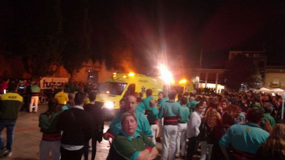 L'ambulància a la plaça d'Octavià