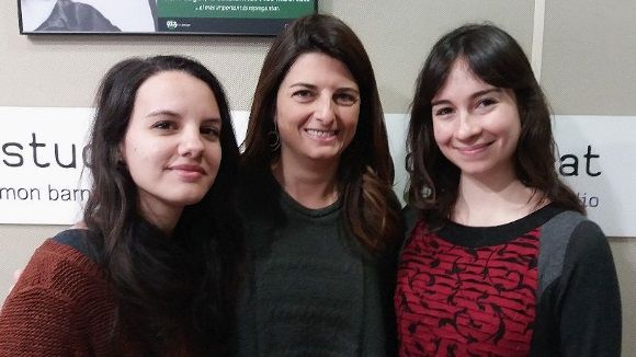 D'esquerra a dreta: Paula Alcaide, Anna Soler i Alcia Bragulat