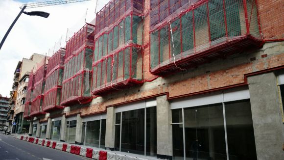 Els pisos de Rius i Taulet estan en construcció