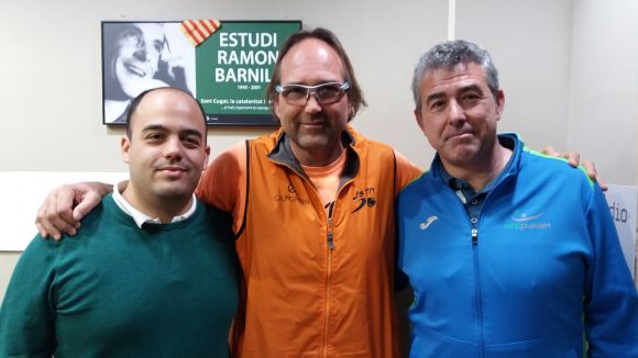 D'esquerra a dreta, Manu Navas, Jaume Carreras i Mateo Prez