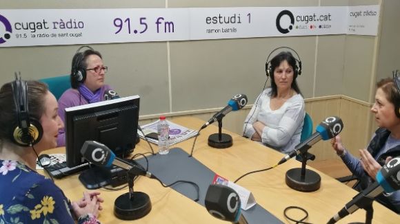 D'esquerra a dreta, Elvira Rodrguez, Carme Reverte, Ana Zafra i Elionor Parrot