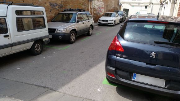 L'Ajuntament vol ajustar l'àrea verda d'aparcament