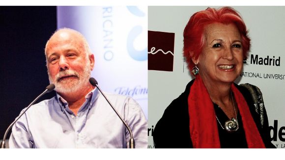 Els periodistes Ramón Lobo i Rosa M. Calaf