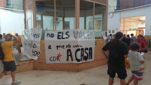 El CDR de Sant Cugat, present a la protesta / Foto: CDR Sant Cugat Twitter