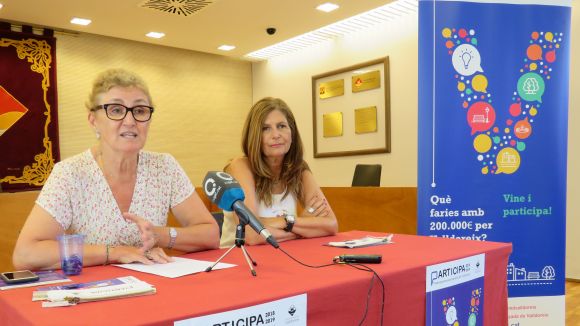 La vocal de Participació Ciutadana, Elena Degollada, i la presidenta de l'EMD, Susanna Herrada, han presentat la iniciativa