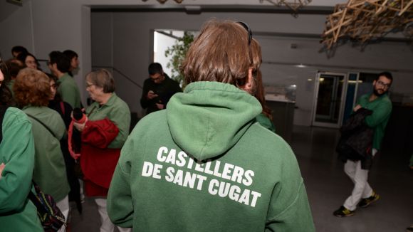 Castellers far l'actuaci al PAV3 / Foto: Localpres