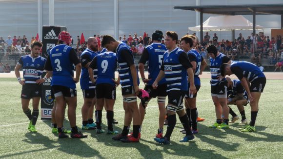 Imatge dels jugadors del Rugby Sant Cugat / Foto: Cugat.cat
