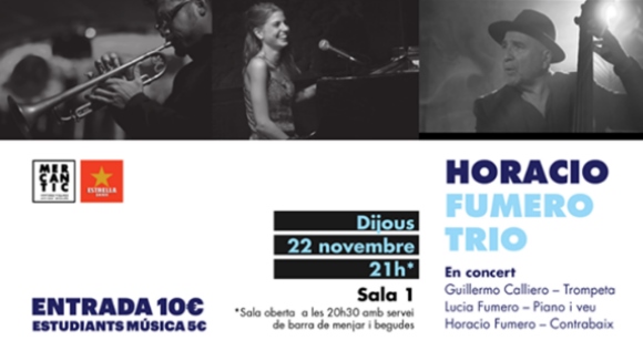 Jazz a El Siglo: Horacio Fumero Trio