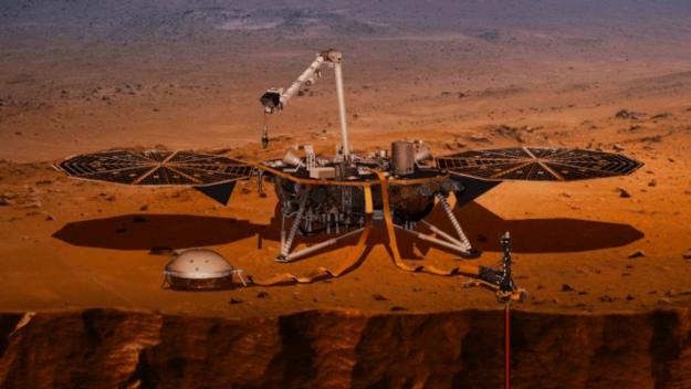La sonda Insight, a Mart / Foto: NASA