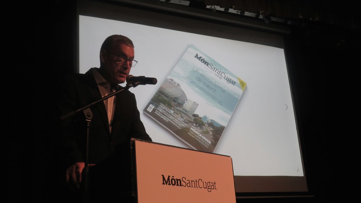 Ramon Grau ha presentat la nova edici de 'Mn Sant Cugat' a la sala El Siglo / Foto: Cugat.cat