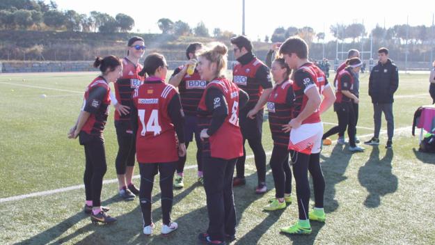 Equip de Rugby Touch Sant Cugat / Foto: Dolors Huguet