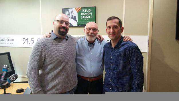 David Bozzo, Eduard Jener i Francisco Jimeno / Foto: Cugat.cat