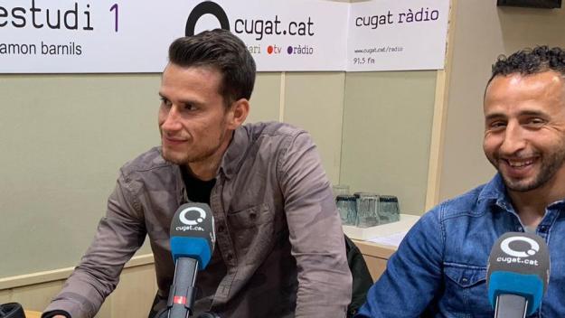 D'esquerra a dreta, Nelson Ocampo i Naoufal el Ghrim / Font: Cugat.cat