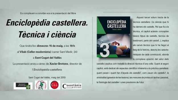 Presentaci de llibre: 'Enciclopdia castellera. Tcnica i cincia'
