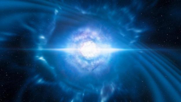 Una collisi d'estrelles de neutrons s un gran generador d'ones gravitacionals / Foto: ESO / L. Calada / M. Kornmesser