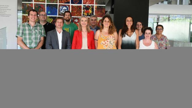 L'equip de govern de Sant Cugat, un tripartit d'ERC-MES, el PSC i la CUP-PC / Foto: Localpres