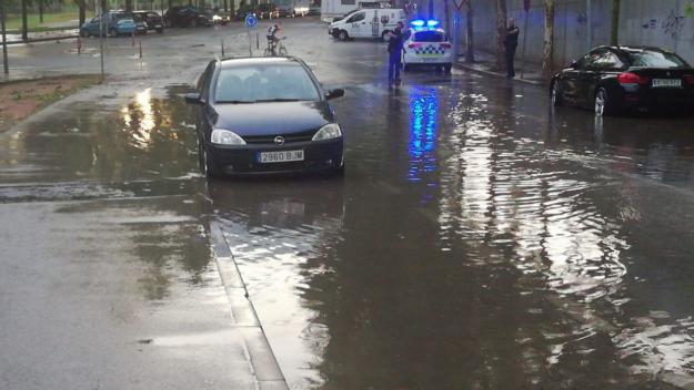 El centre de la ciutat no s'escapa de les inundacions