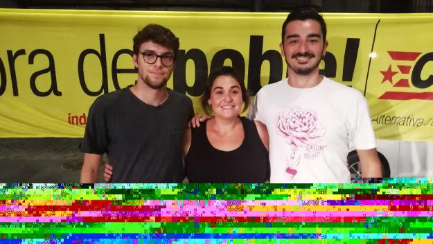 Àlex Rosell, Laura Alegre i Enric López, ponents de 'La independència que volem' / Font: Cugat Mèdia