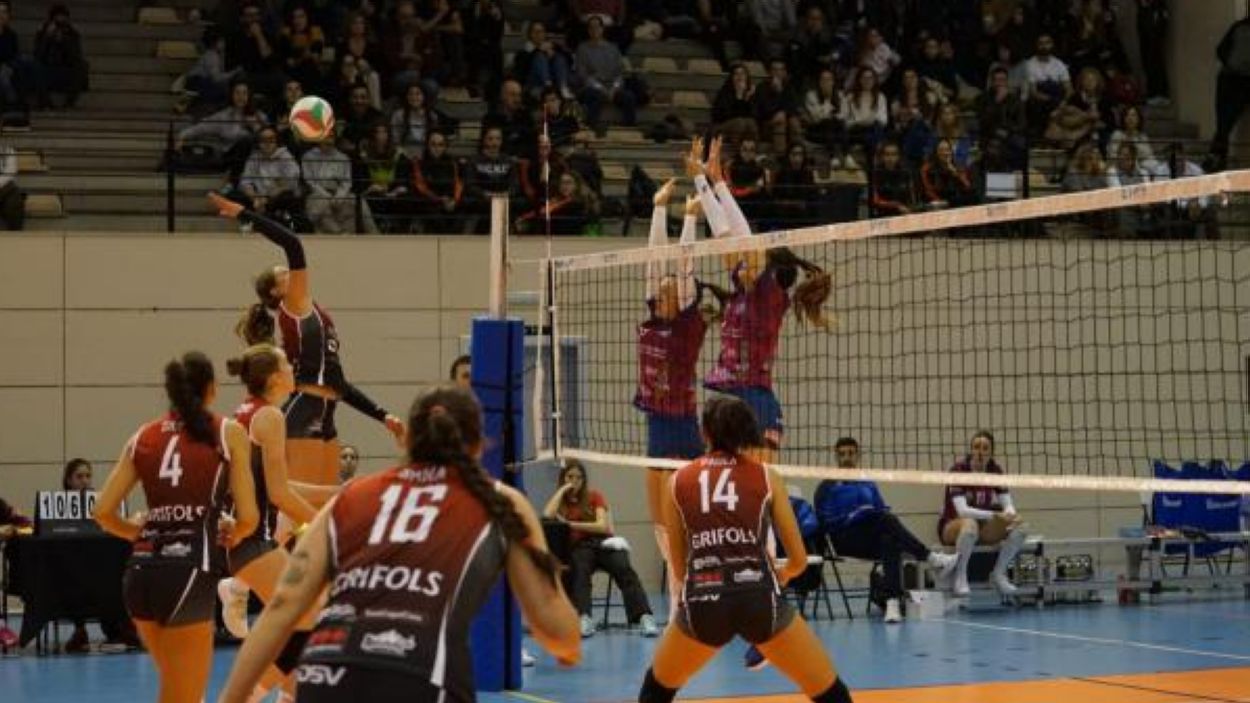 El DSV- Club Voleibol Sant Cugat es veu superat àmpliament pel totpoderós Logronyo