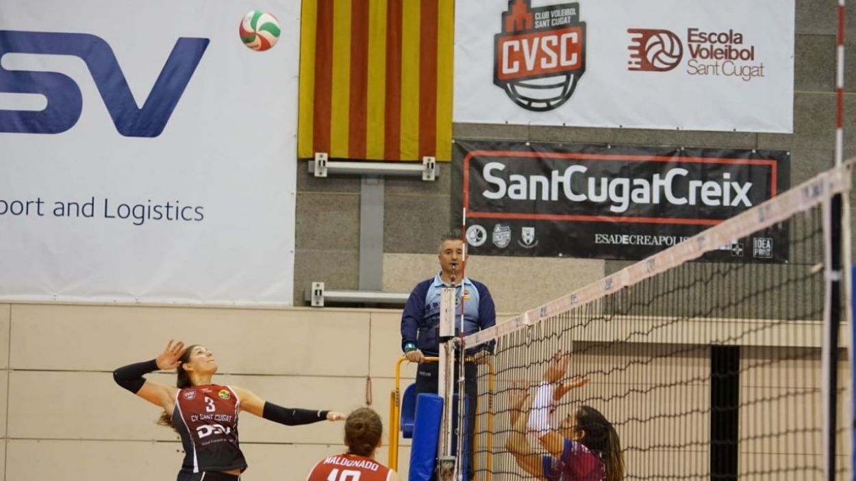 El DSV- Club Voleibol Sant Cugat perd a la pista del Juvasa i entra en descens