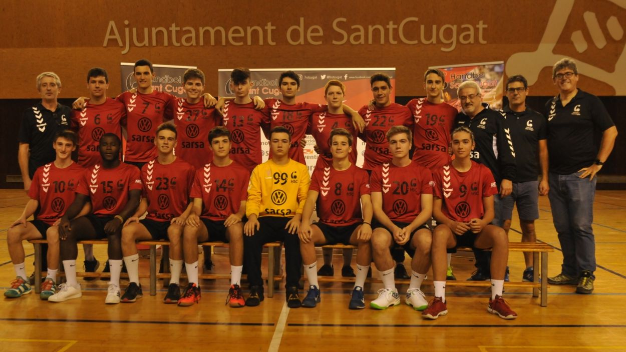 Plantilla del juvenil de l'Handbol Sant Cugat / Font: Handbol Sant Cugat