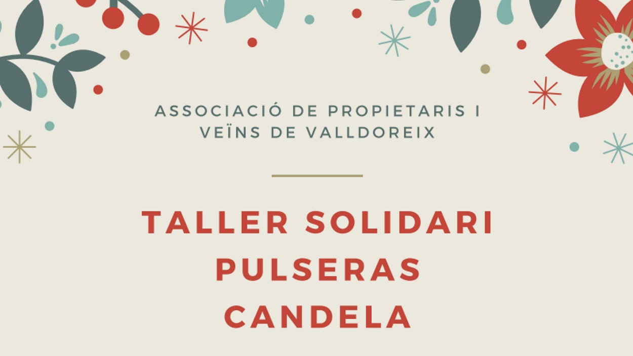 Taller solidari: Polseres Candela