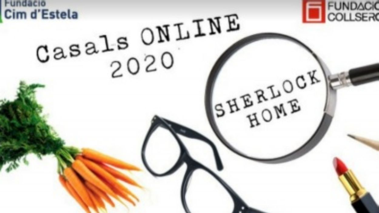 El casal online de Setmana Santa està actiu fins divendres amb un munt de propostes per ajudar al detectiu Sherlock Holmes / Font: Fundació Collserola