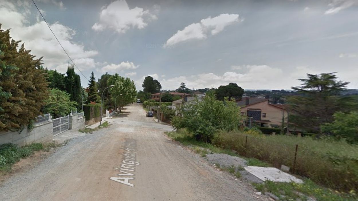 La urbanització de l'avinguda Baixador, un tema freqüent al ple de Sant Cugat / Foto: Google Maps