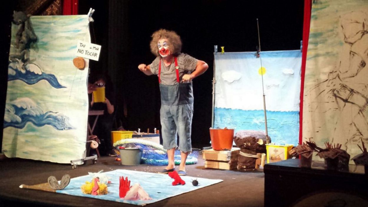 Espectacle infantil online de clown mediambiental: 'Pescaplstik'