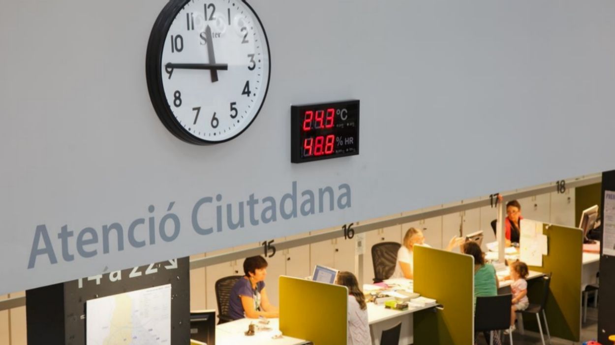 Oficina d'Atenció Ciutadana de l'Ajuntament de Sant Cugat / Foto: Web Ajuntament